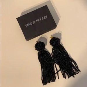 Vanessa Mooney Beaded Tassel Earrings